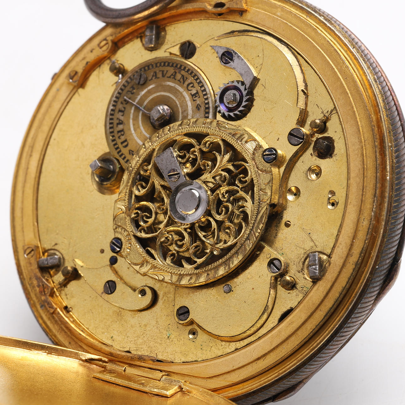 ESQUIVILLON & DE CHOUDENS, a pocket watch, Avance Retard, silver and ...