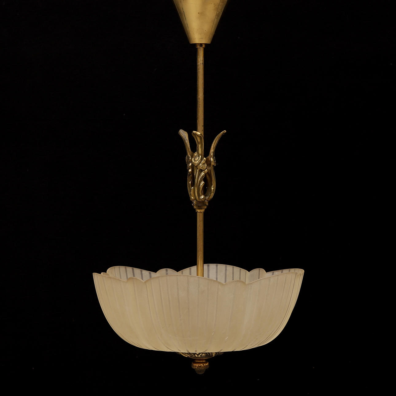A Swedish modern ceiling lamp, first mid 20th century.