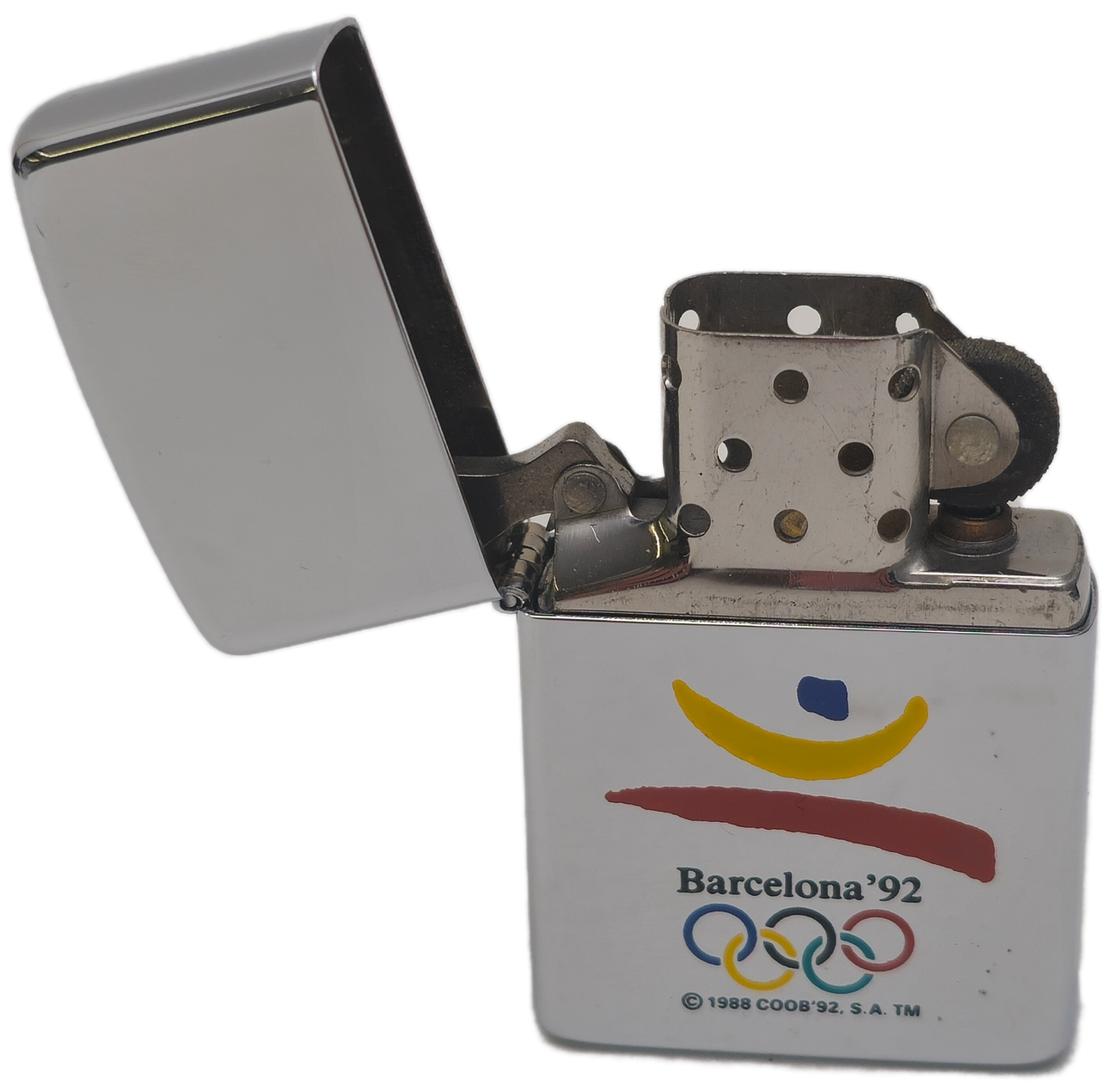 ZIPPO COMMEMORATING THE 1992 BARCELONA OLYMPICS. Collectables 