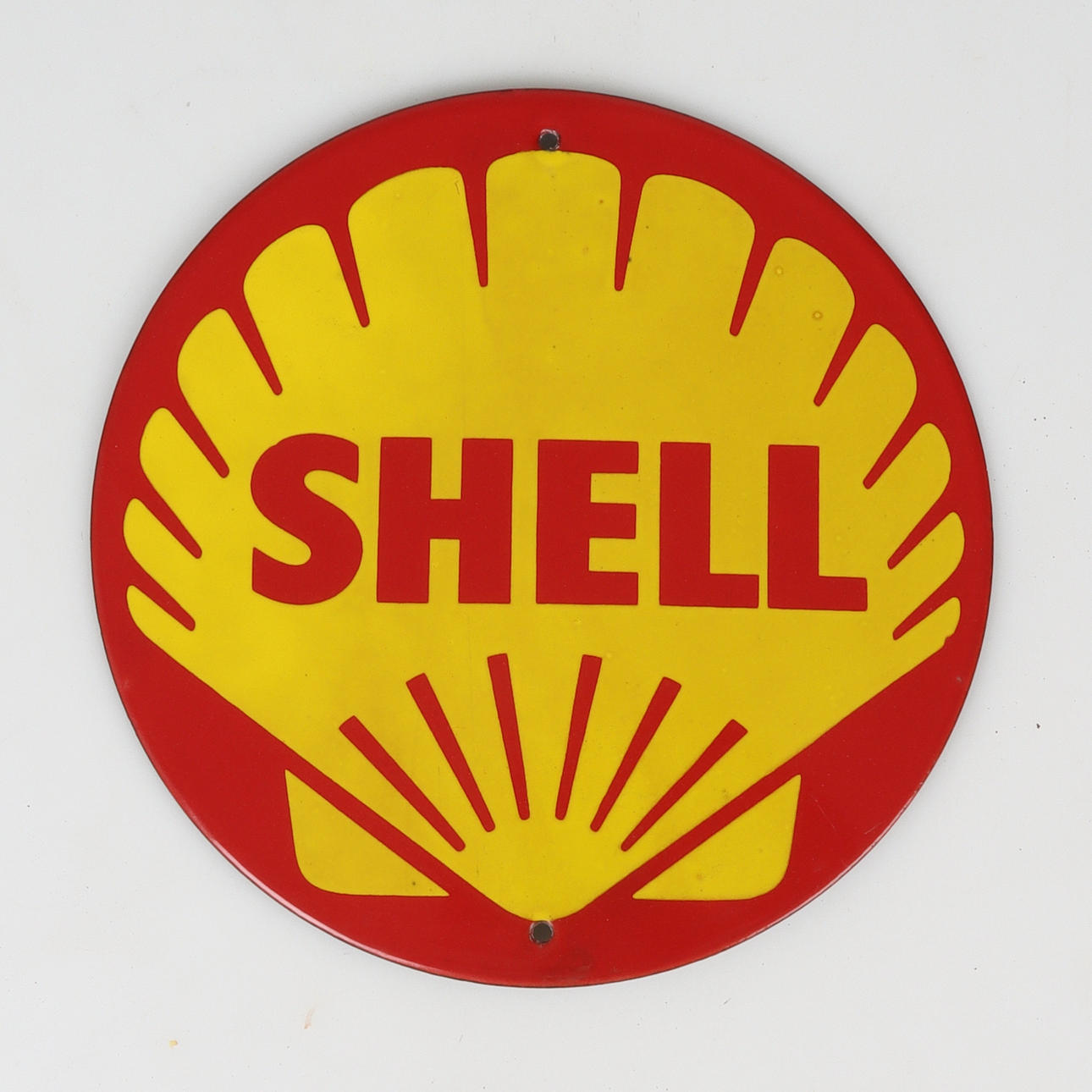 An enamel plaque, Shell, 20th century. Collectables - Advertising ...