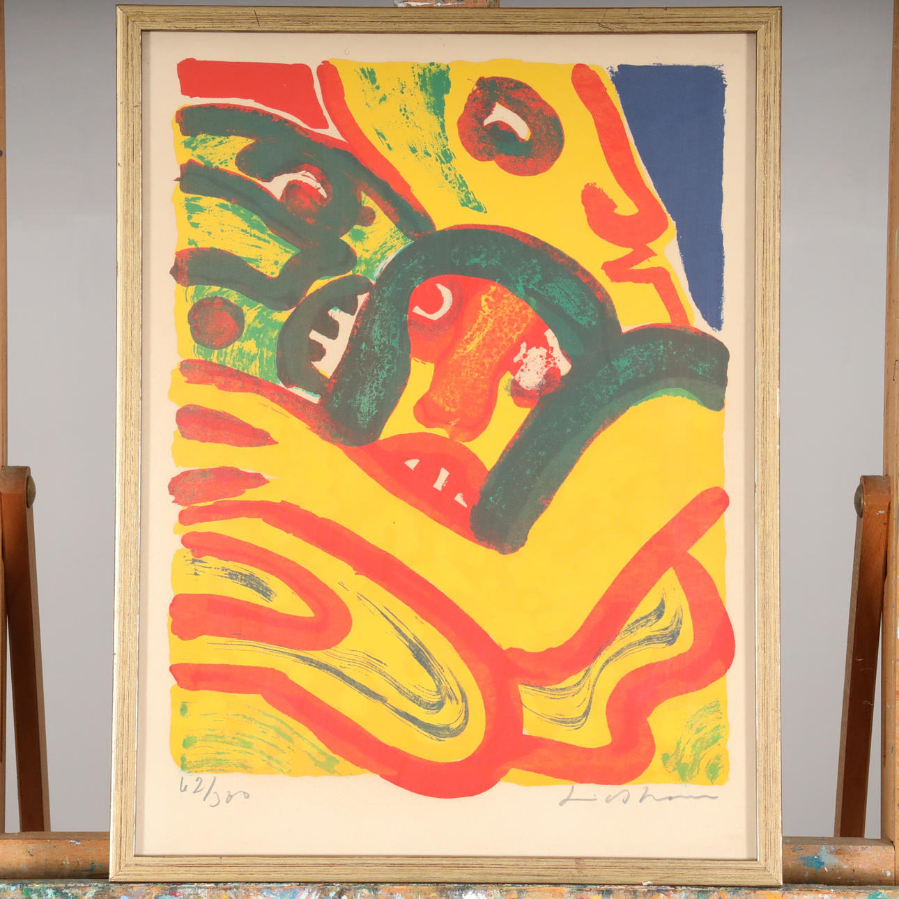 BENGT LINDSTRÖM. LITHOGRAPHY, signed and numbered.