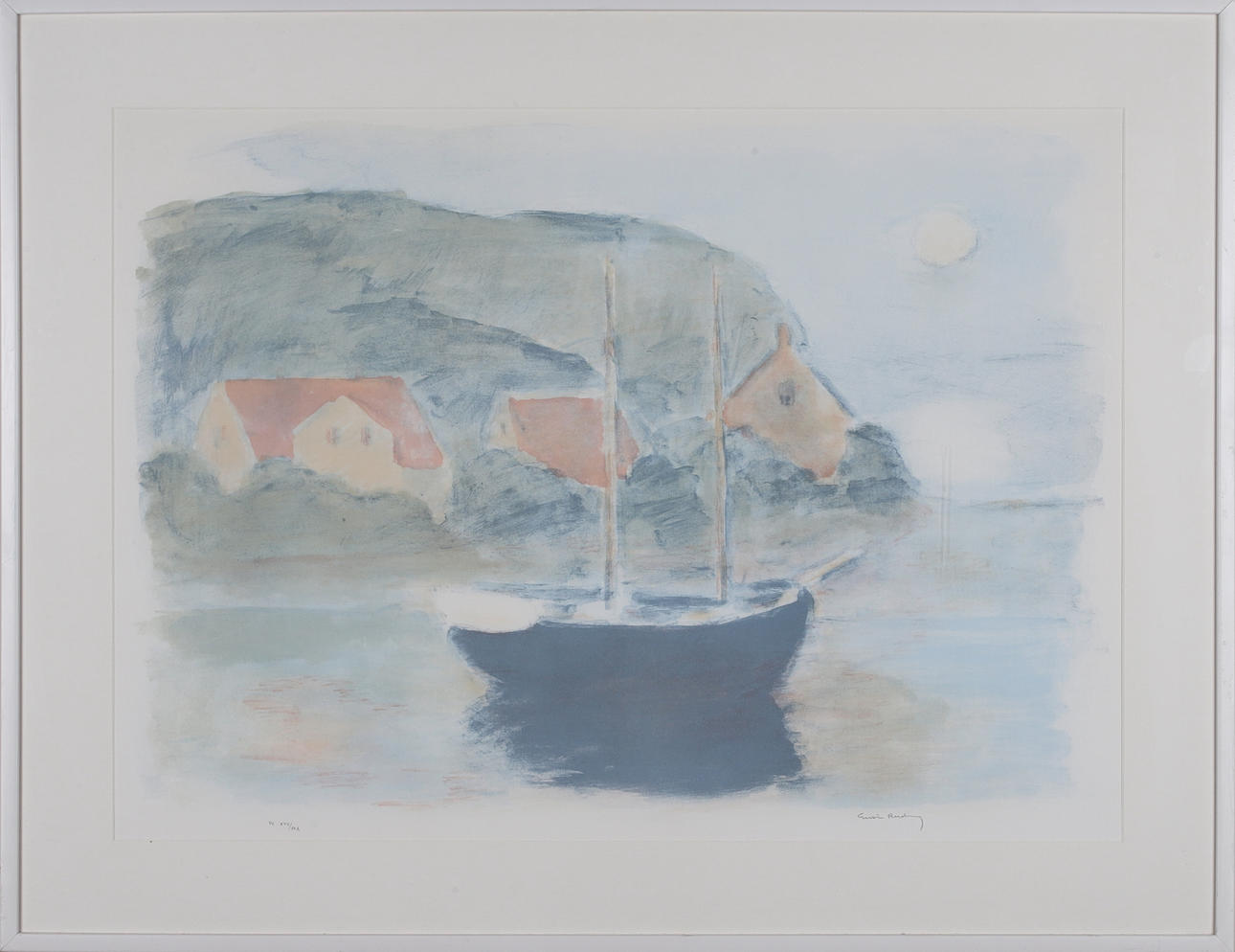 GUSTAV RUDBERG. lithography, signed and numbered.