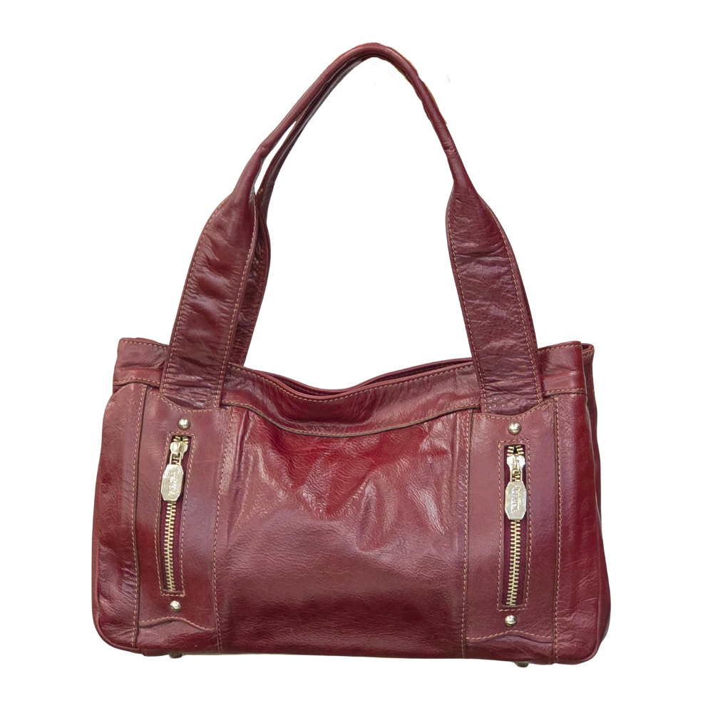 PRÜNE. BOLSO DE HOMBRO EN PIEL.