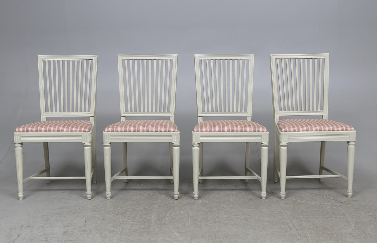 STOLAR, 4 st, sengustaviansk-stil, 1900-tal.