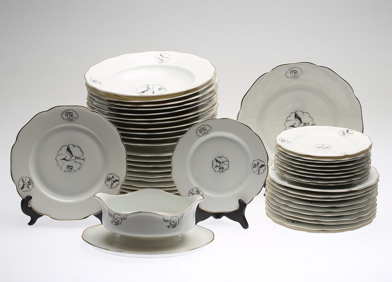 MATSERVIS, 53 delar, porslin, Tyskland, 1930-tal.