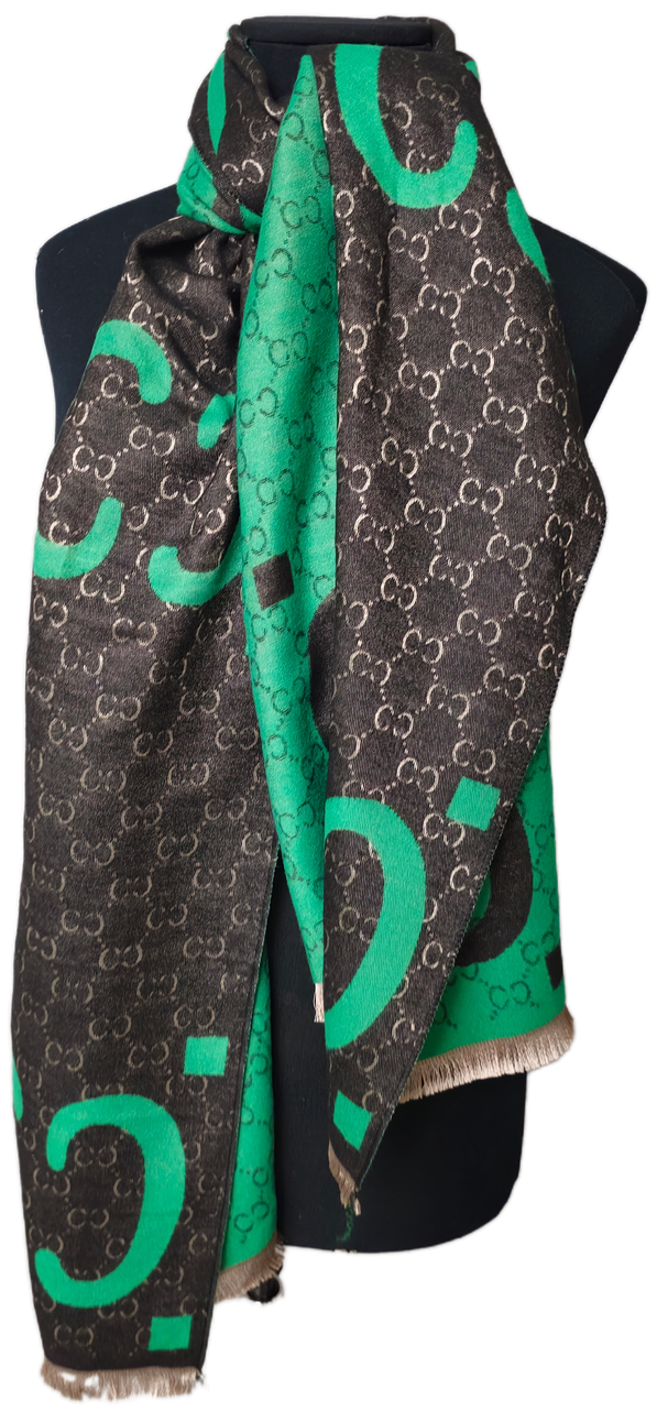 GUCCI ULLPASHMINA I MONOGRAM-STIL.
