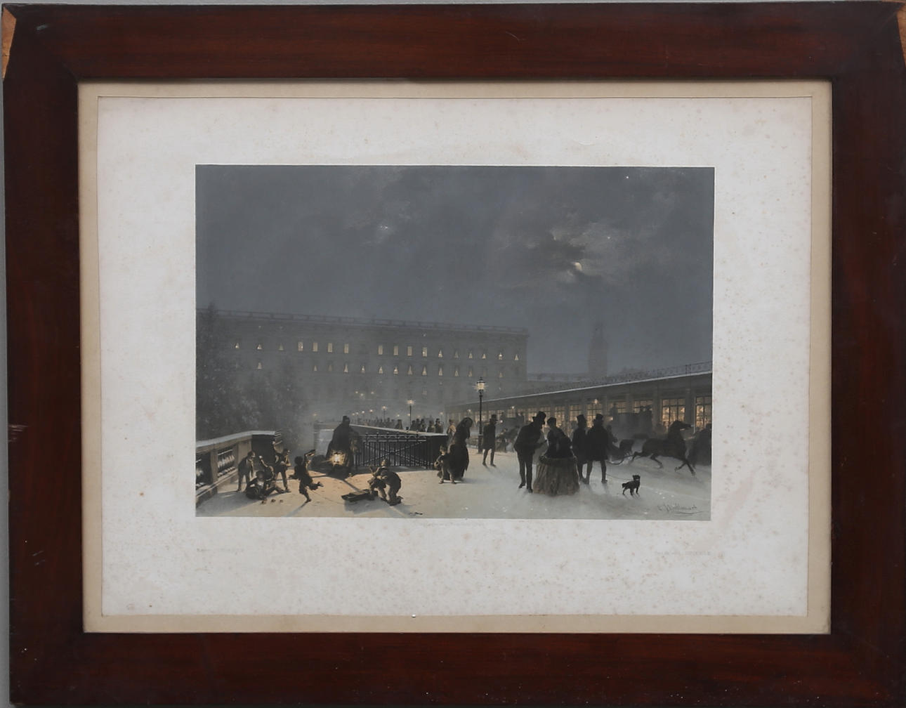 CARL JOHAN BILLMARK. "Norrbo Stockholm". Grafiskt blad.