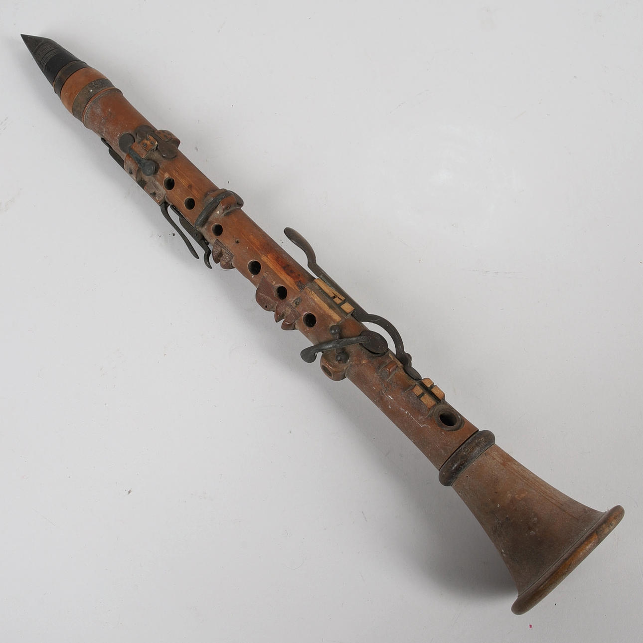 Un clarinete de madera, siglo XIX.