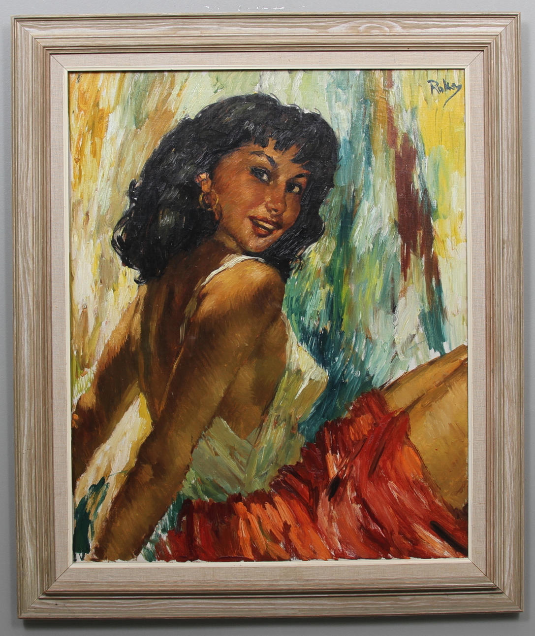 CHARLES ROKA. Olja på duk, signerad Roka.