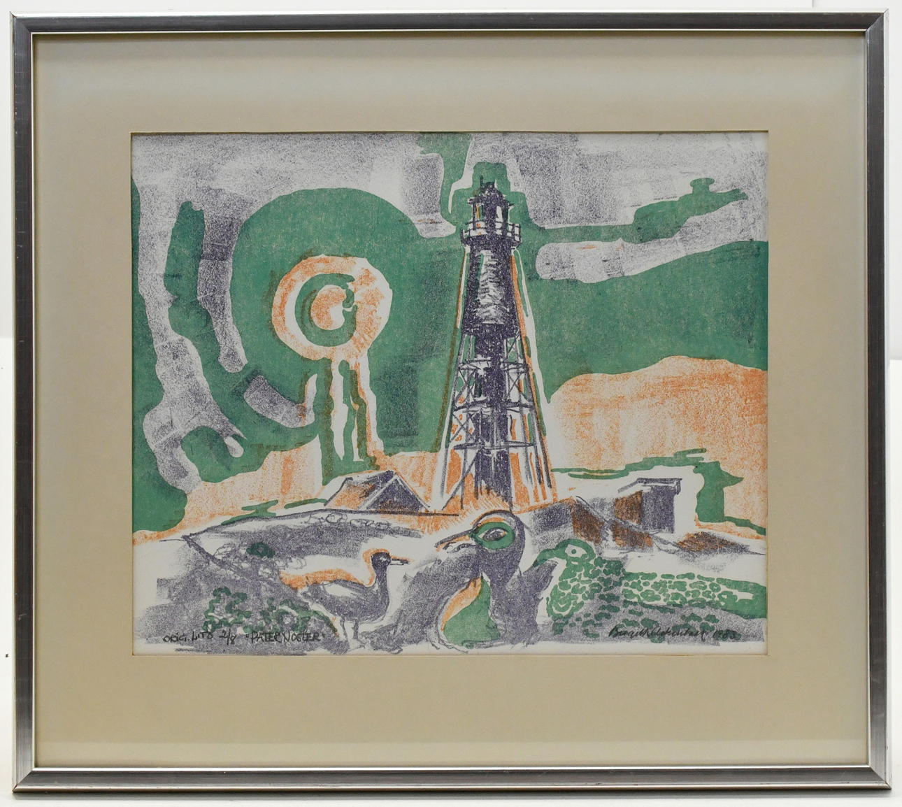 BIRGITTA ARKENBACK. Pater Noster lithograph 2/8.
