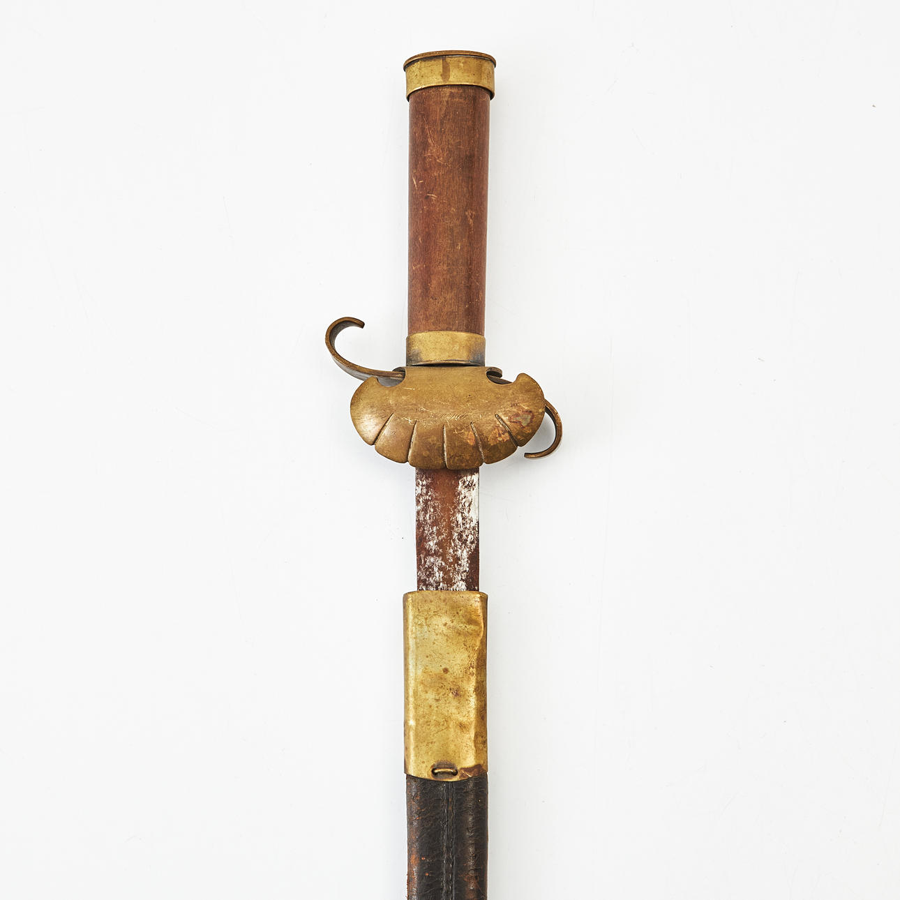 HIRSCHFÄNARE, probably German, early 20th century, brass bracket with ...