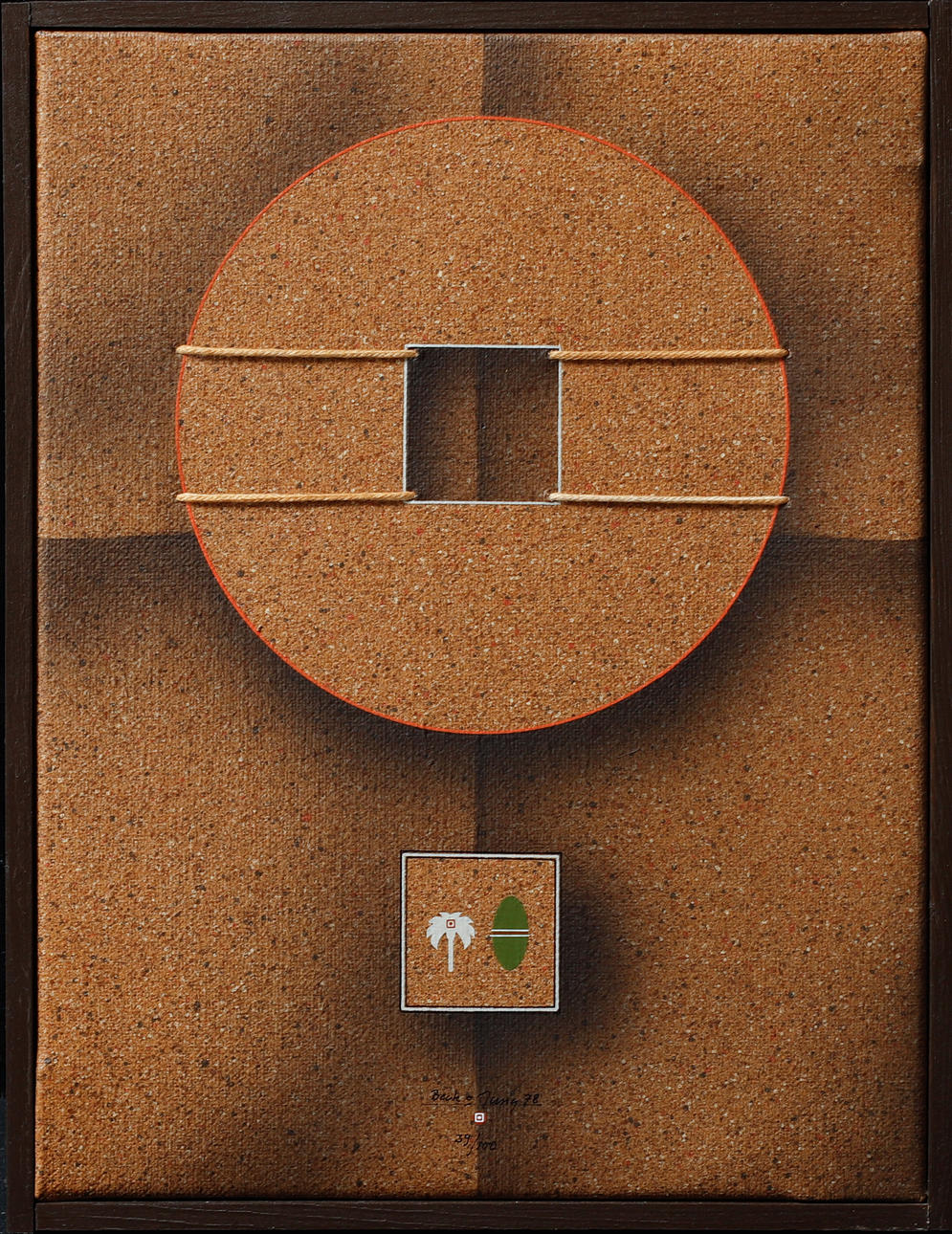 BECK & JUNG. Composition, mixed media, signed and numbered 39/100.