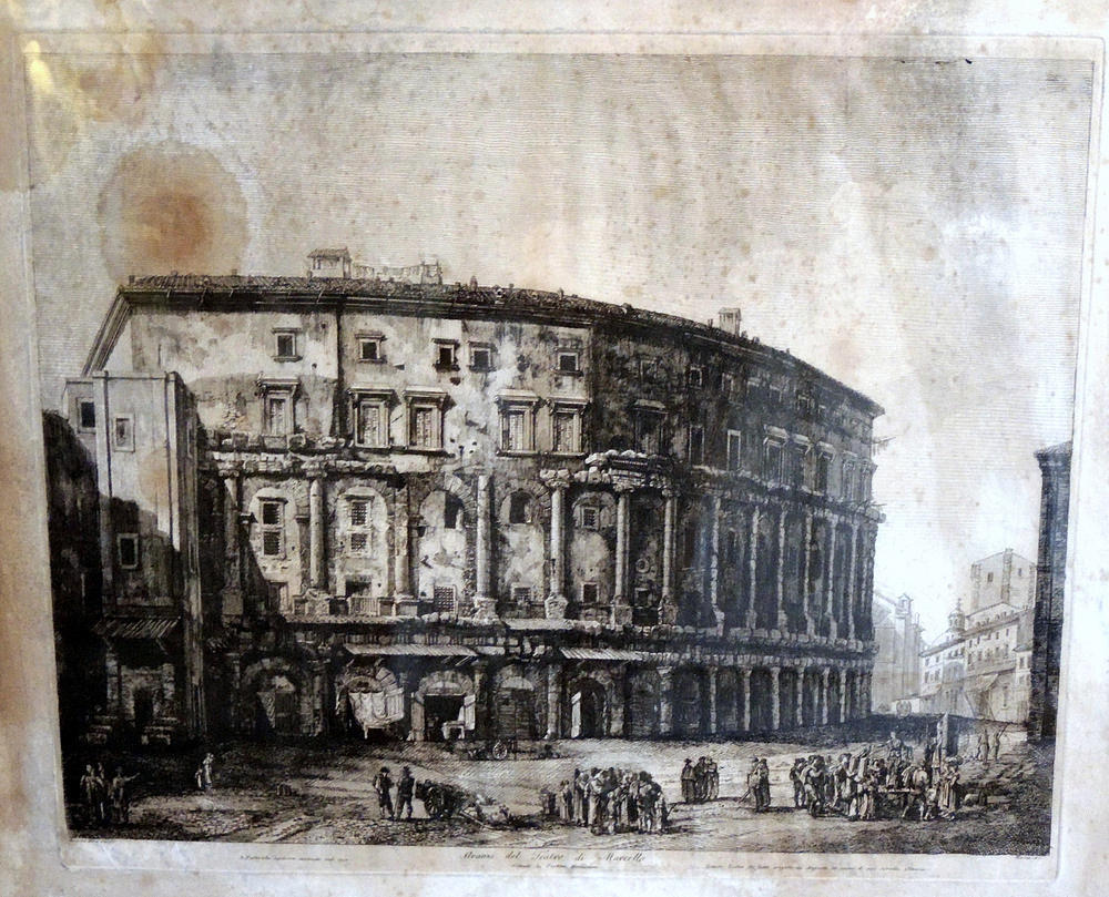 LUIGI ROSSINI, Avanzi del Teatro di Marcello.