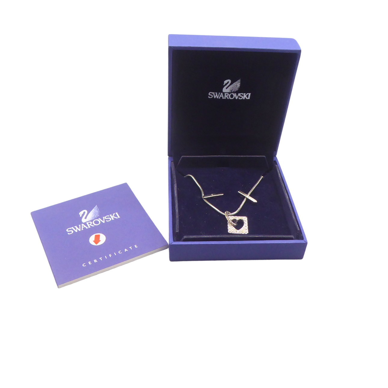 SWAROVSKI NECKLACE WITH PENDANT.