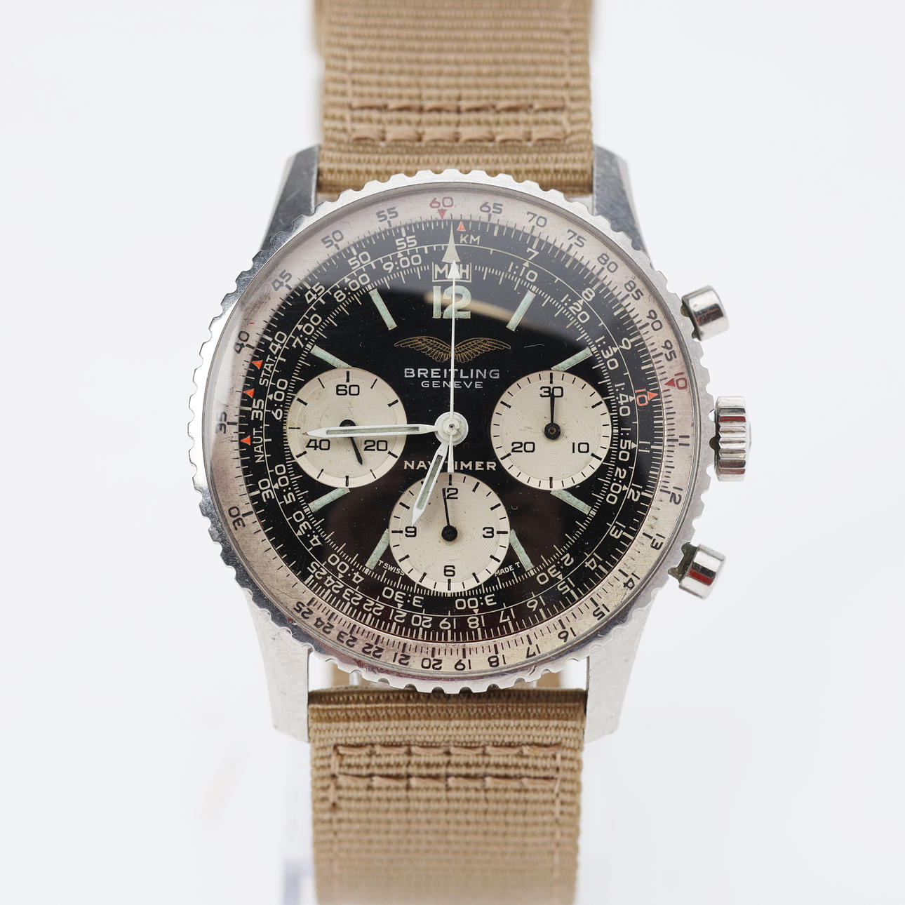 Vintage Breitling Navitimer 806 Iraqi Air Force model.