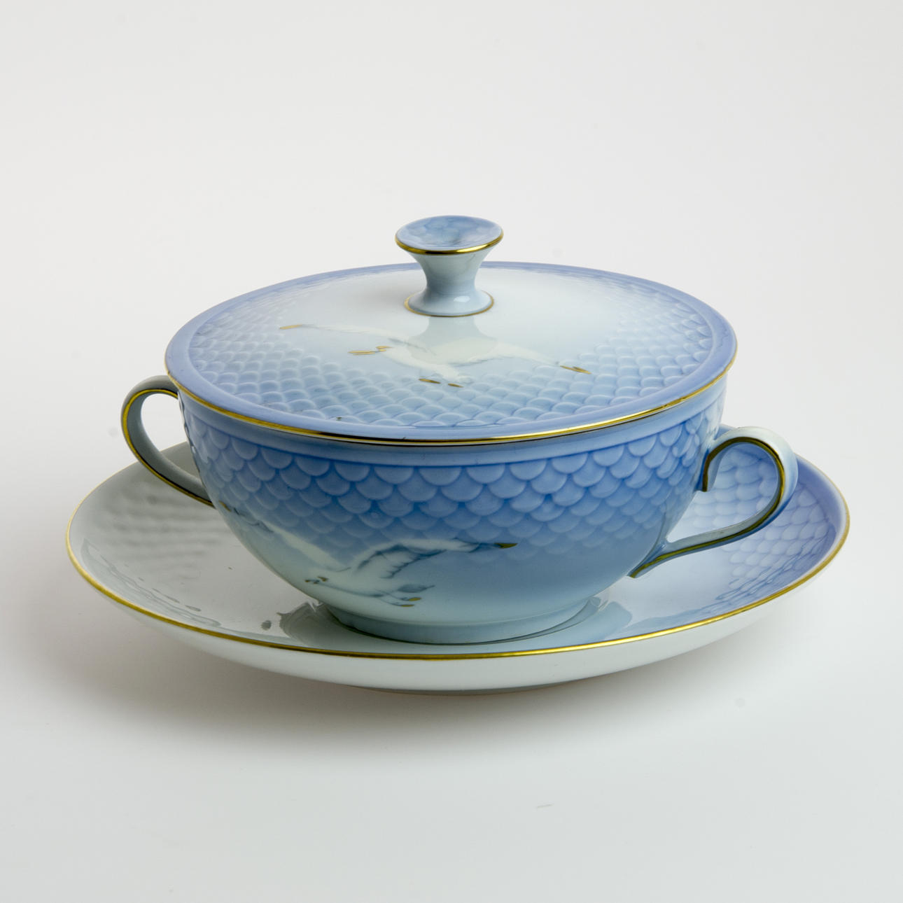 BULJONGKOPPAR, 28 delar, "Måsen", Bing & Gröndal.