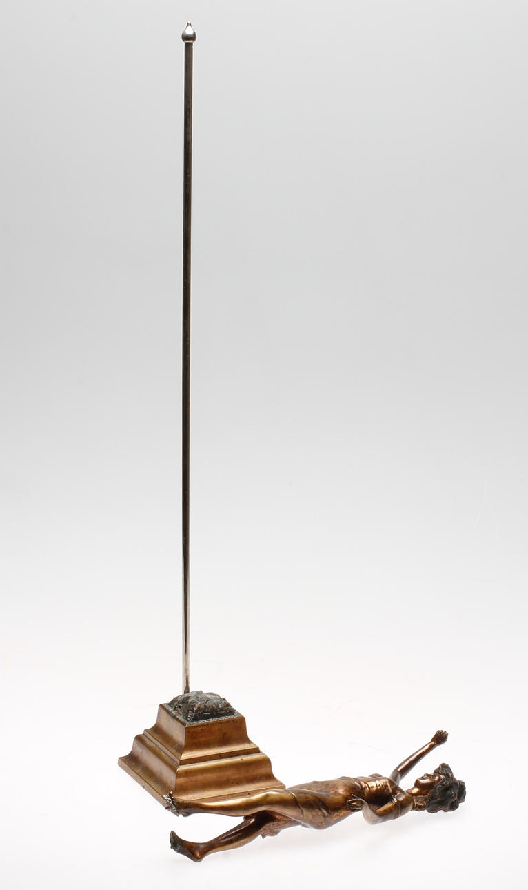 BORDSFLAGGA, metall, omkring 1900.