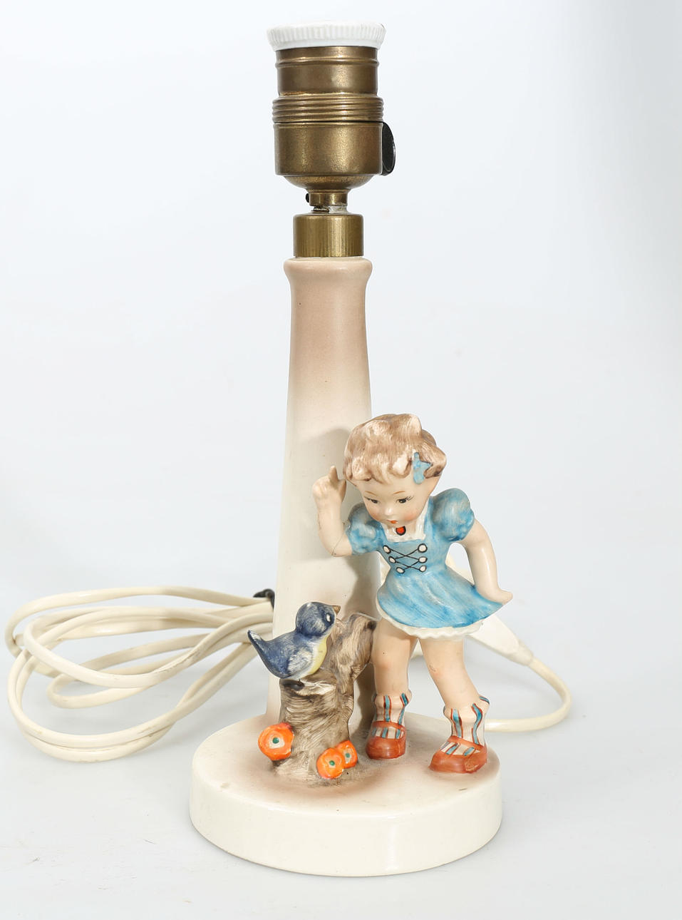 BORDSLAMPA, porslin, Goebel.