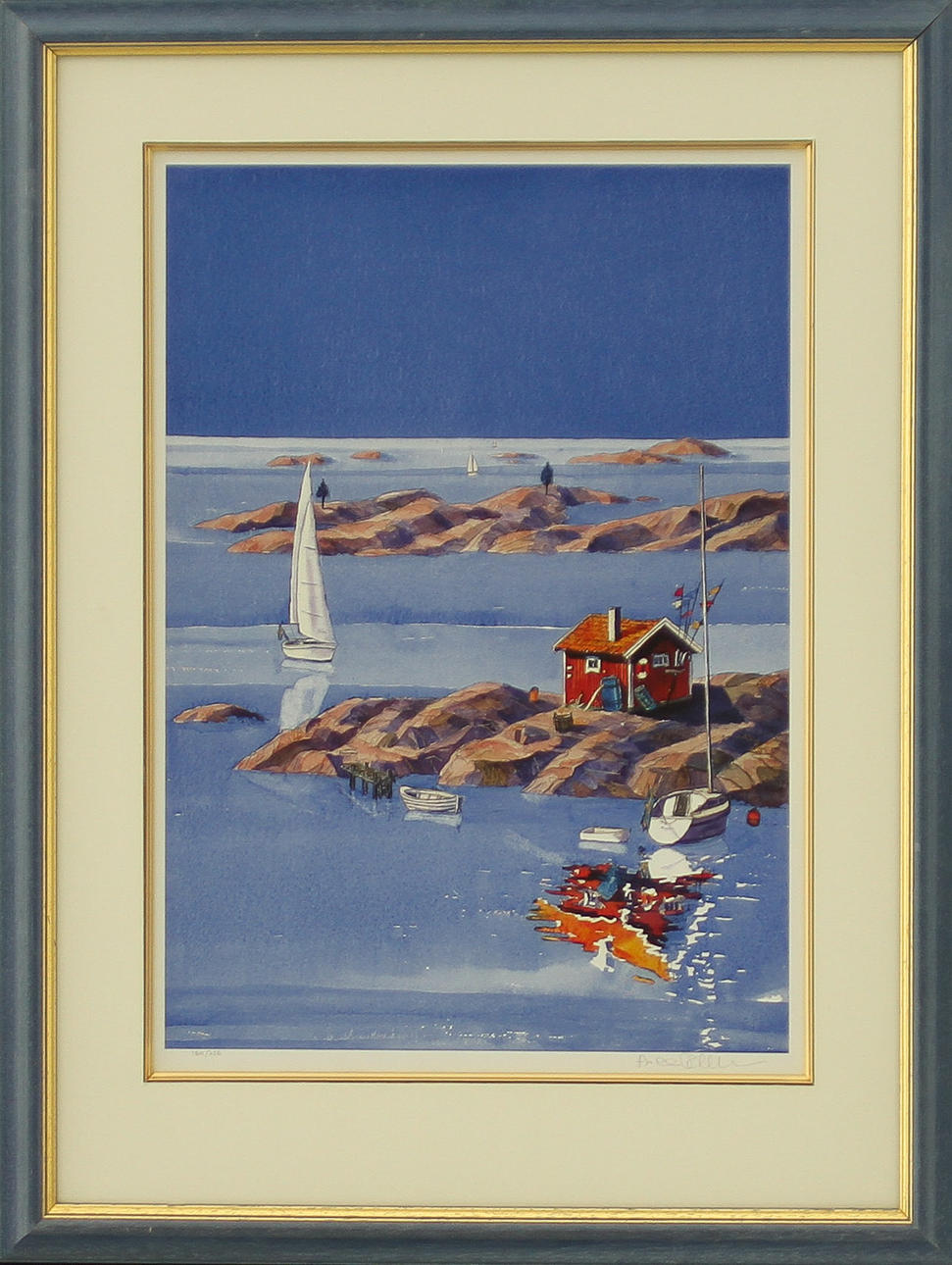 ARIANA RAMHAGE. Kustbild, colorografi, signerad och numrerad 164/756.