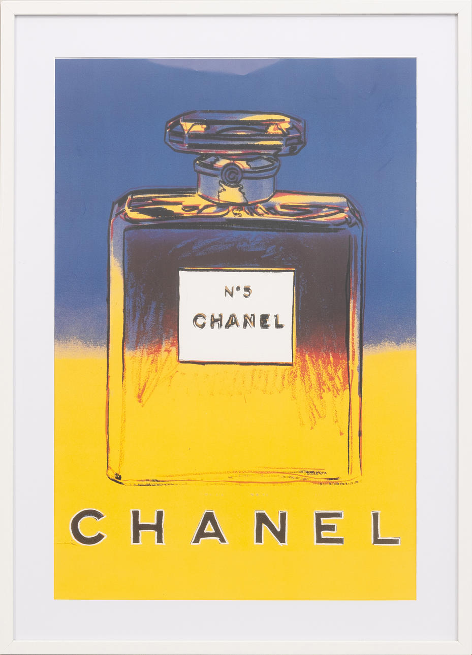 ANDY WARHOL. After. 'Chanel No 5 Perfume' poster.