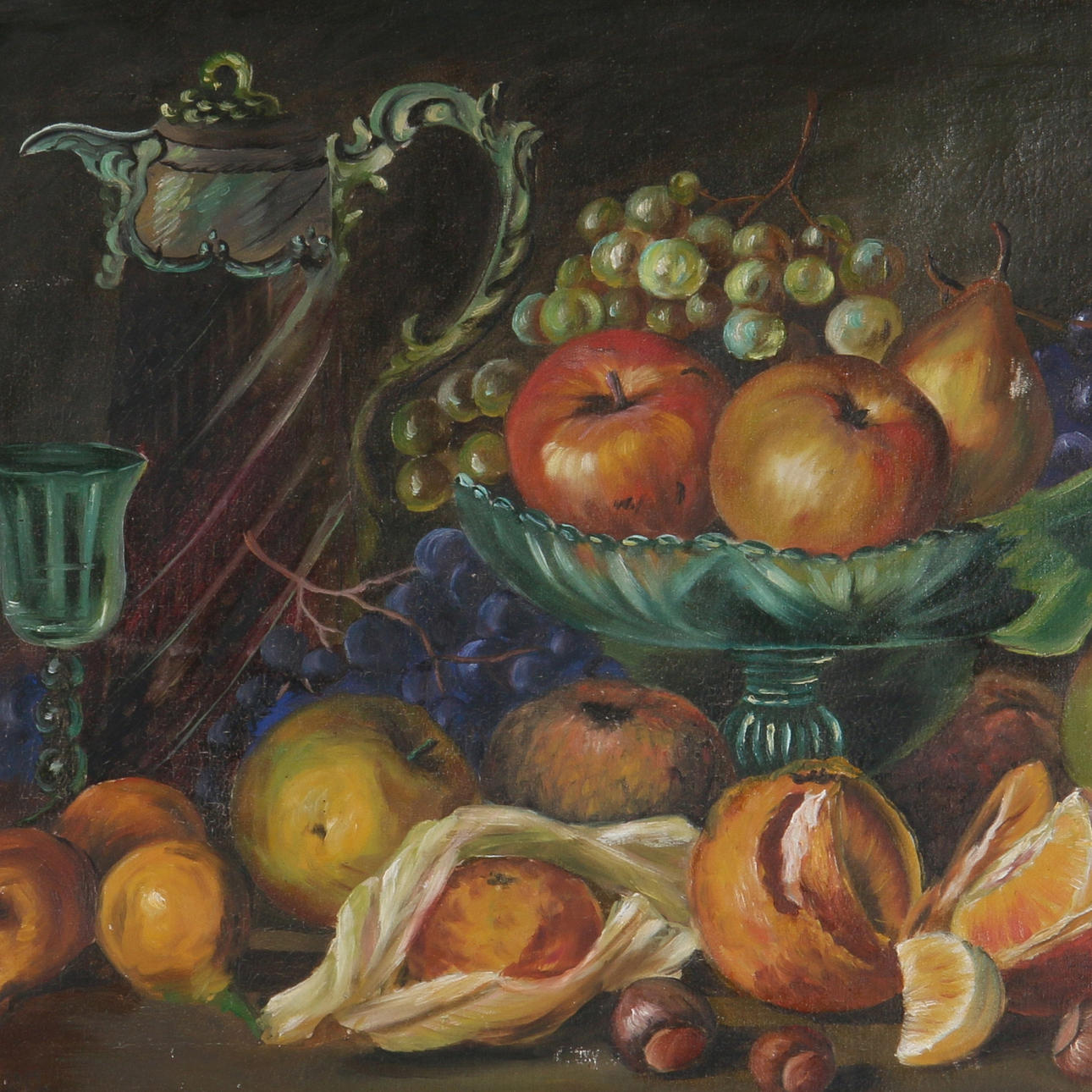 STURE KANDELL. Olja på duk, stilleben, signerad samt daterad 1917.
