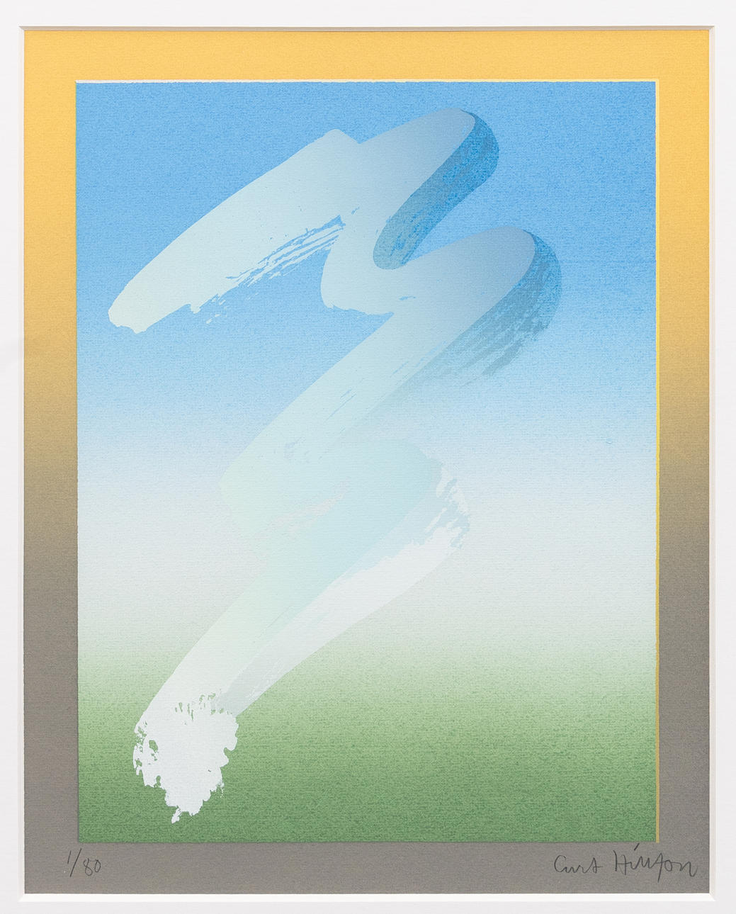 CURT HILLFON. Composition, silkscreen, signed and numbered.