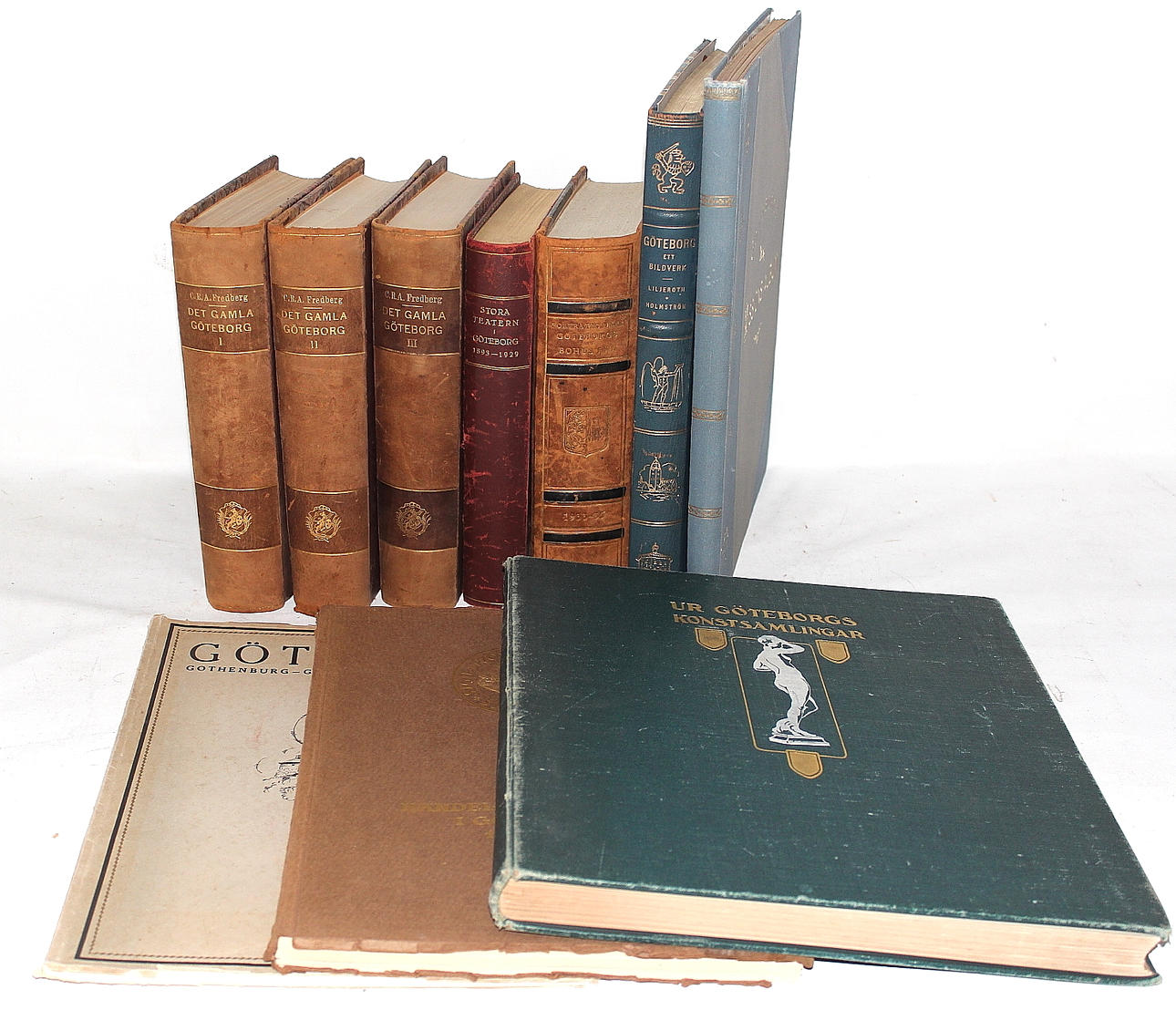 BÖCKER, 9 st, om Göteborg.