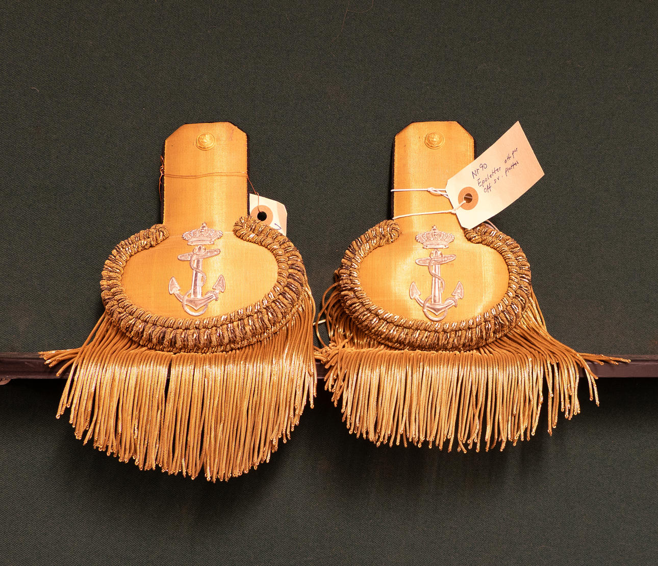 Epaulettes Swedish Navy.