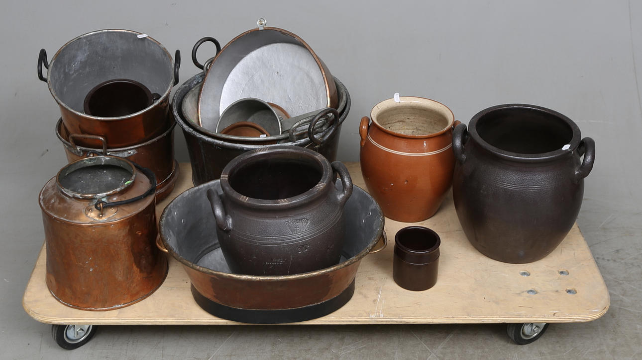 KOPPAR OCH KERAMIK, 1800-1900-tal.