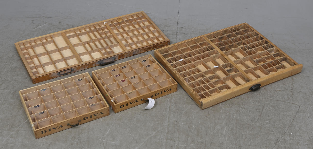 KASTHYLLOR, 4 st, 1900-tal.