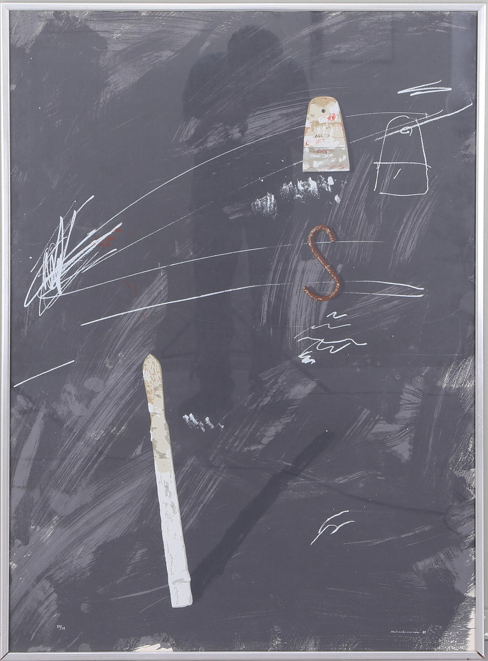 LENNART ASCHENBRENNER. Lito 29/78 mycket stort format.