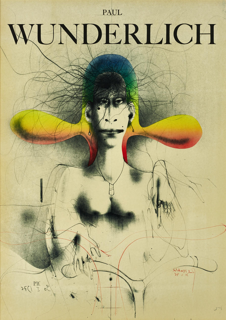 PAUL WUNDERLICH (1927-2010). “Easy-Rider”, exhibition poster