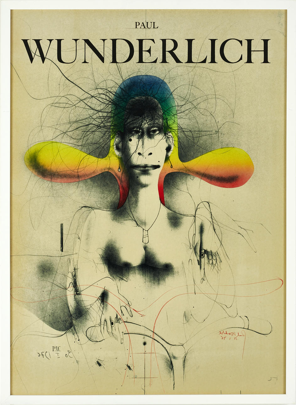 PAUL WUNDERLICH (1927-2010). “Easy-Rider”, exhibition poster