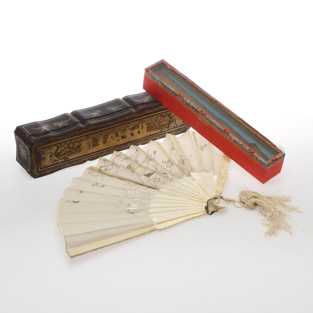 SOLFJÄDER, orientalisk, 1800-tal.