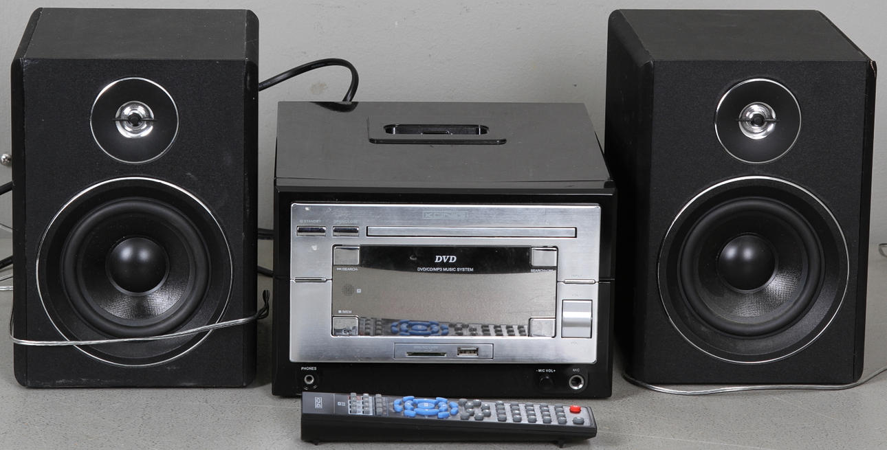 STEREOANLÄGGNING, König HAV-MCS35.