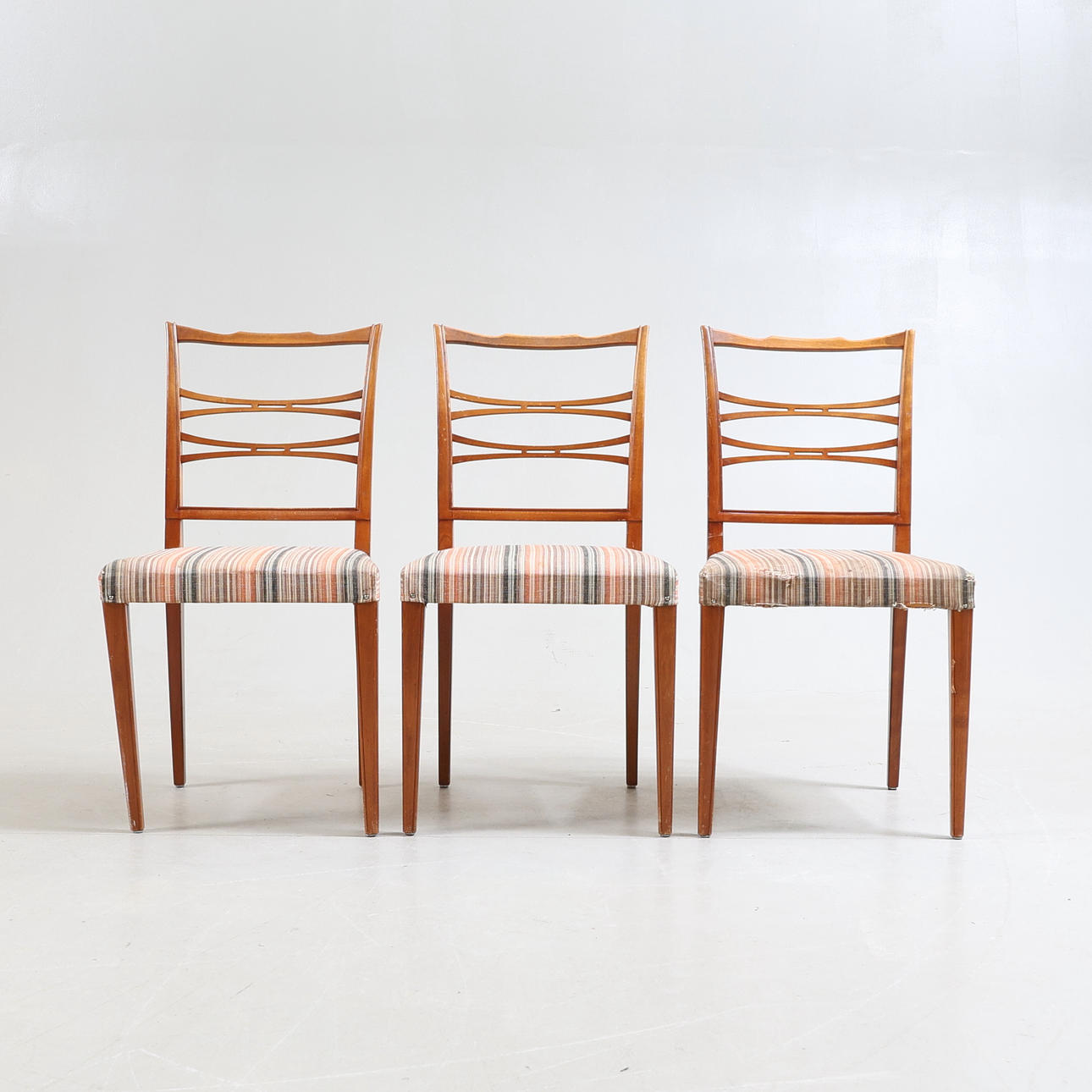 STOLE, 3 stk. AB Bjärnums Möbelfabriker, 1940'erne.