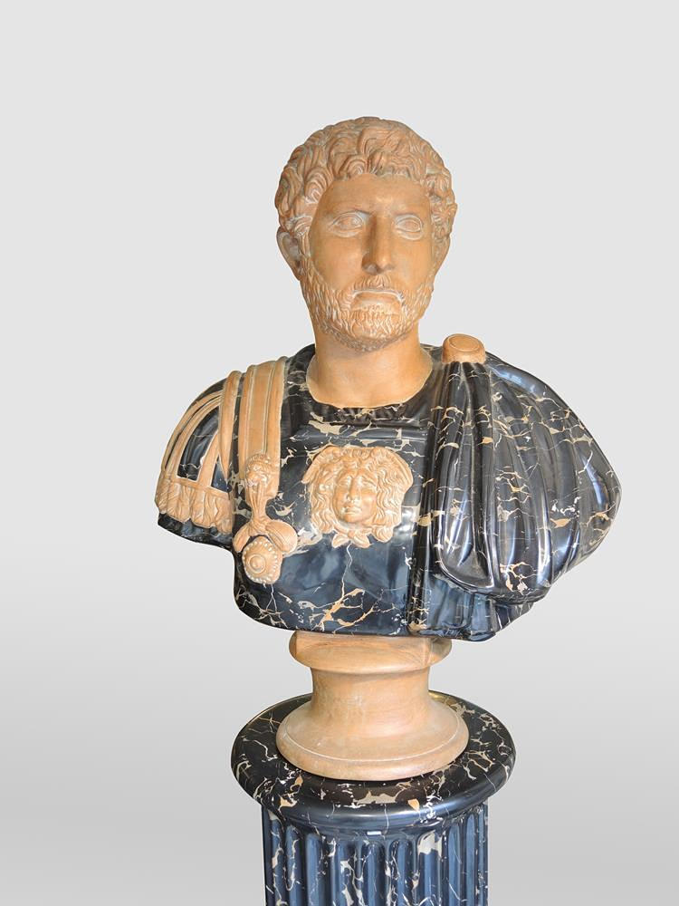 PAOLO MARIONI. Terakotta byst.