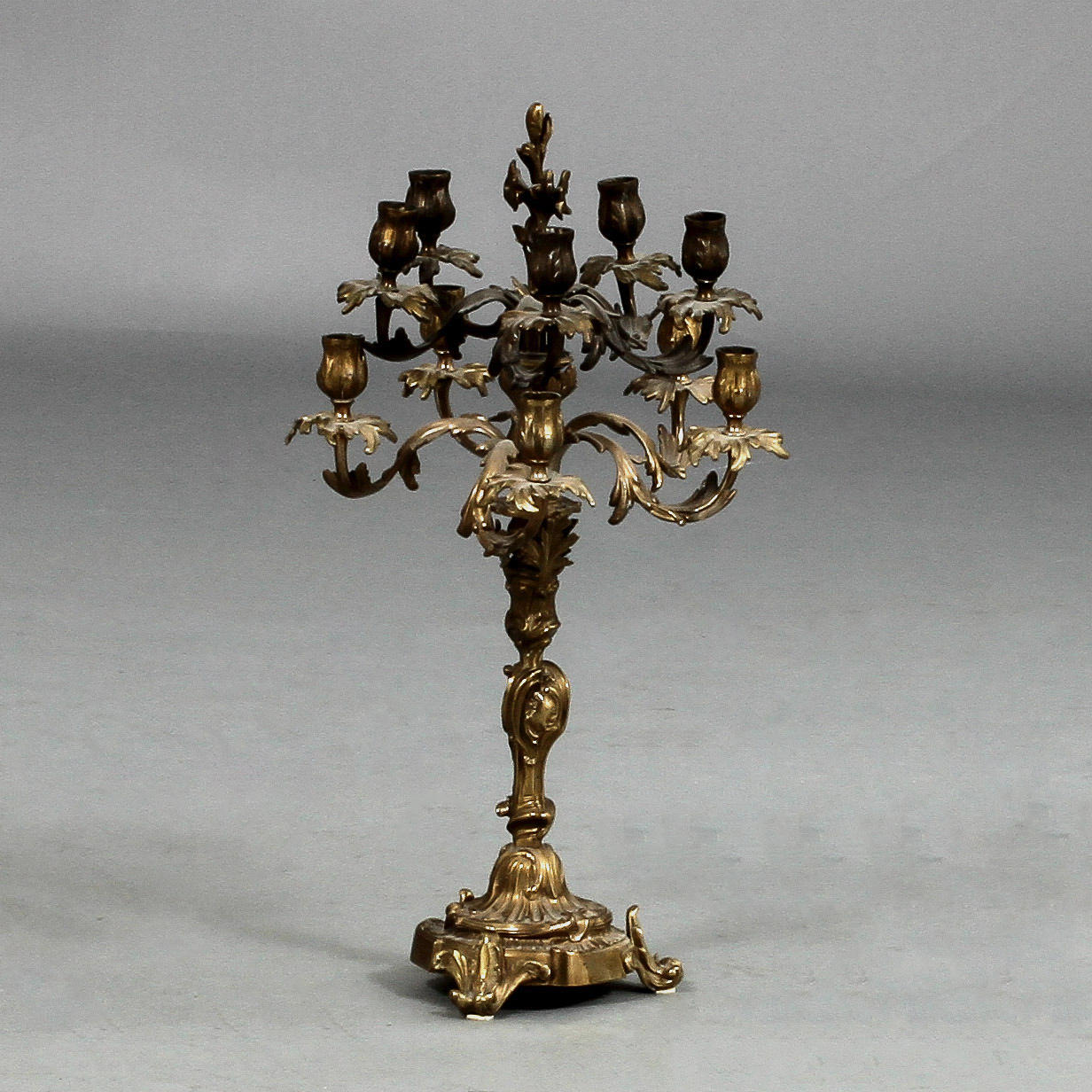 KANDELABER, rokokostil.