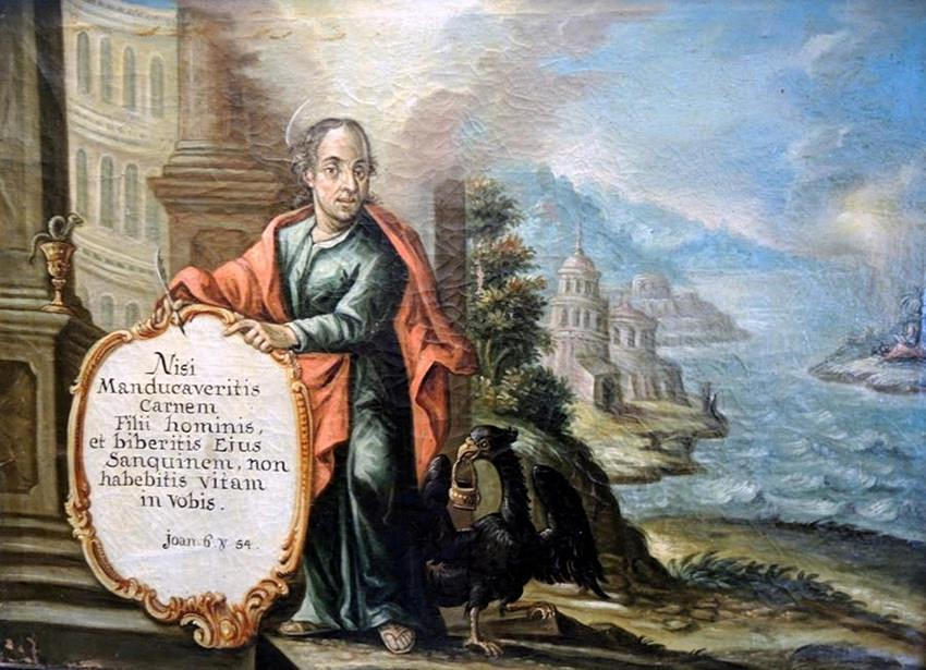 HELGONMÅLNING, EVANGELIST JOHANNES.