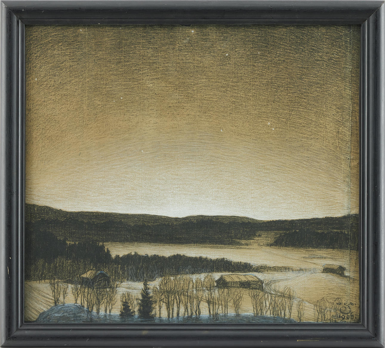 WERNER SUNDBLAD (1877-1909). “Against the wester”.