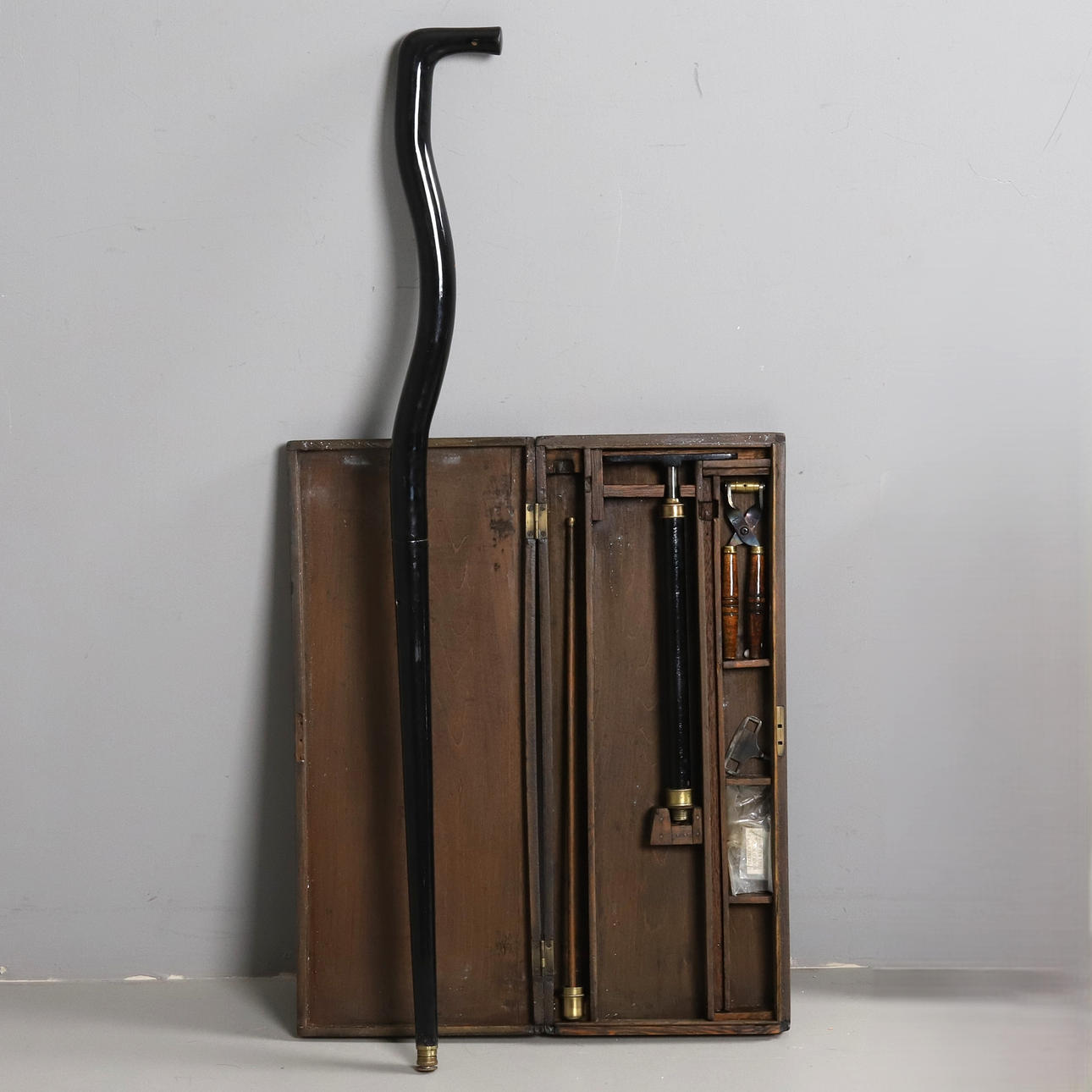 Ein englischer Schießstock, später Teil des 19. Jahrhunderts.