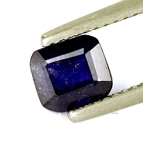SAFIR, 1.50 CT. blå certificete.