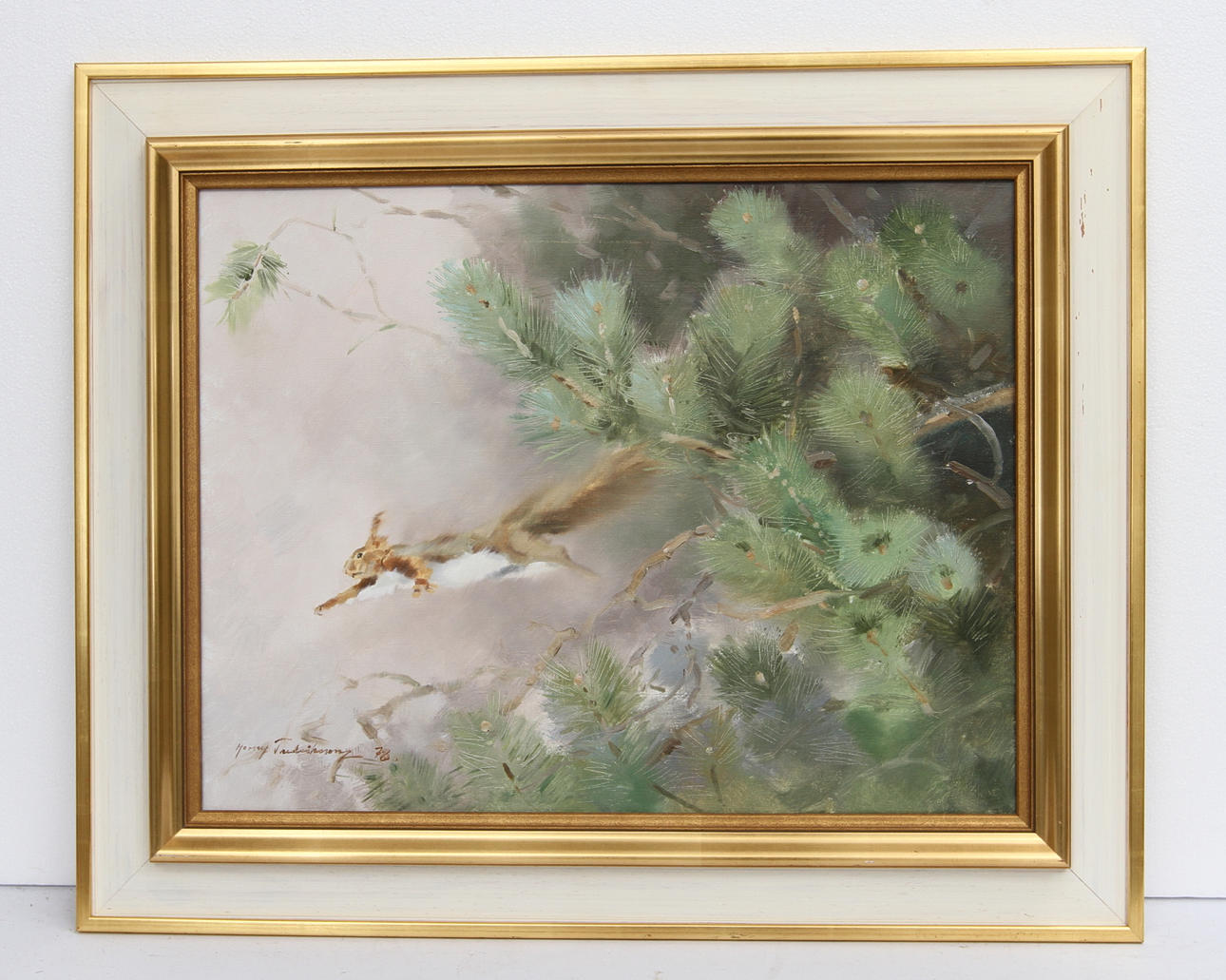 HENRY FREDRIKSSON. Olja på duk, signerad.