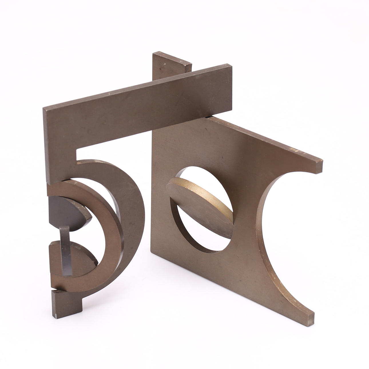 AFTER WILLI GUTMANN. sculpture, metal, unsigned.