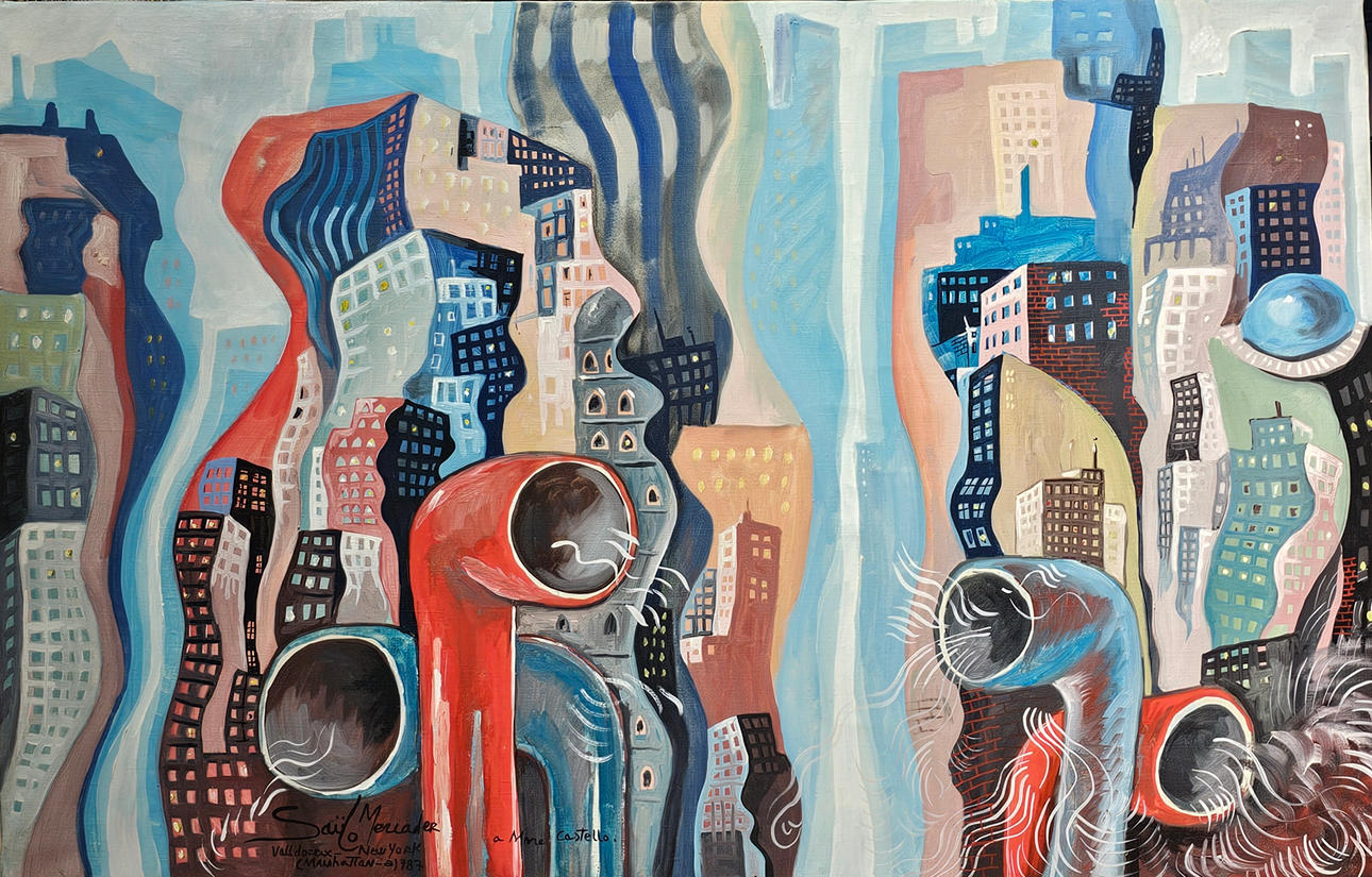 SAÜLO MERCADER. Öljykangas. ”Abstraktio”.