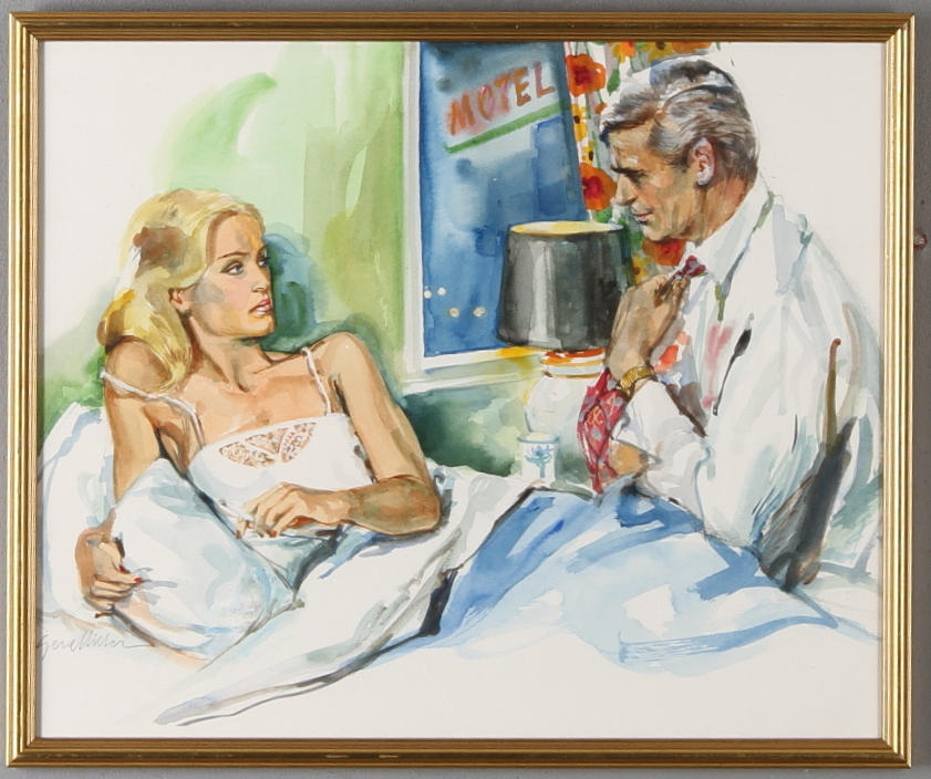 GERD MILLER. blandteknik, signerad.