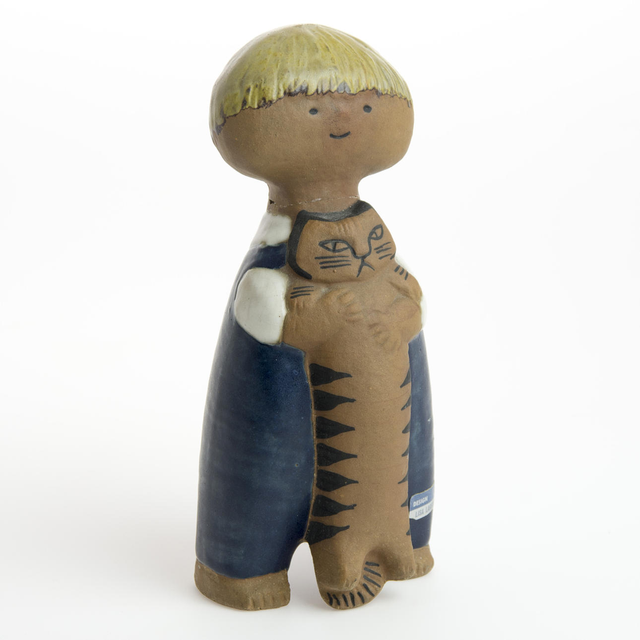 FIGURIN, stengods, "Pelle", Lisa Larson, Gustavsberg.