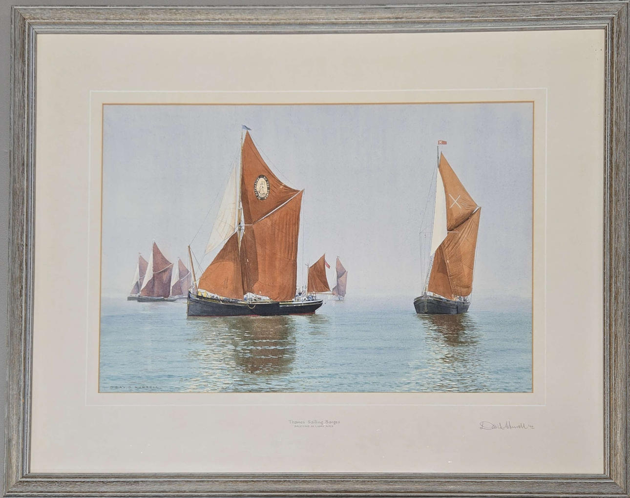DAVID HURRELL SIGNERAD VATTENFÄRG. Konst - Måleri - Auctionet