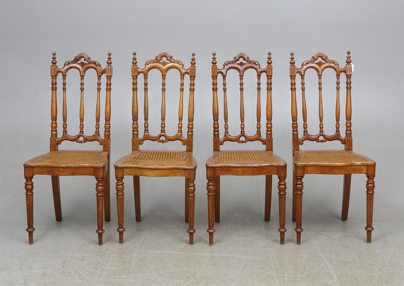 STOLAR, 4 st, nyrenässans, omkring 1900.