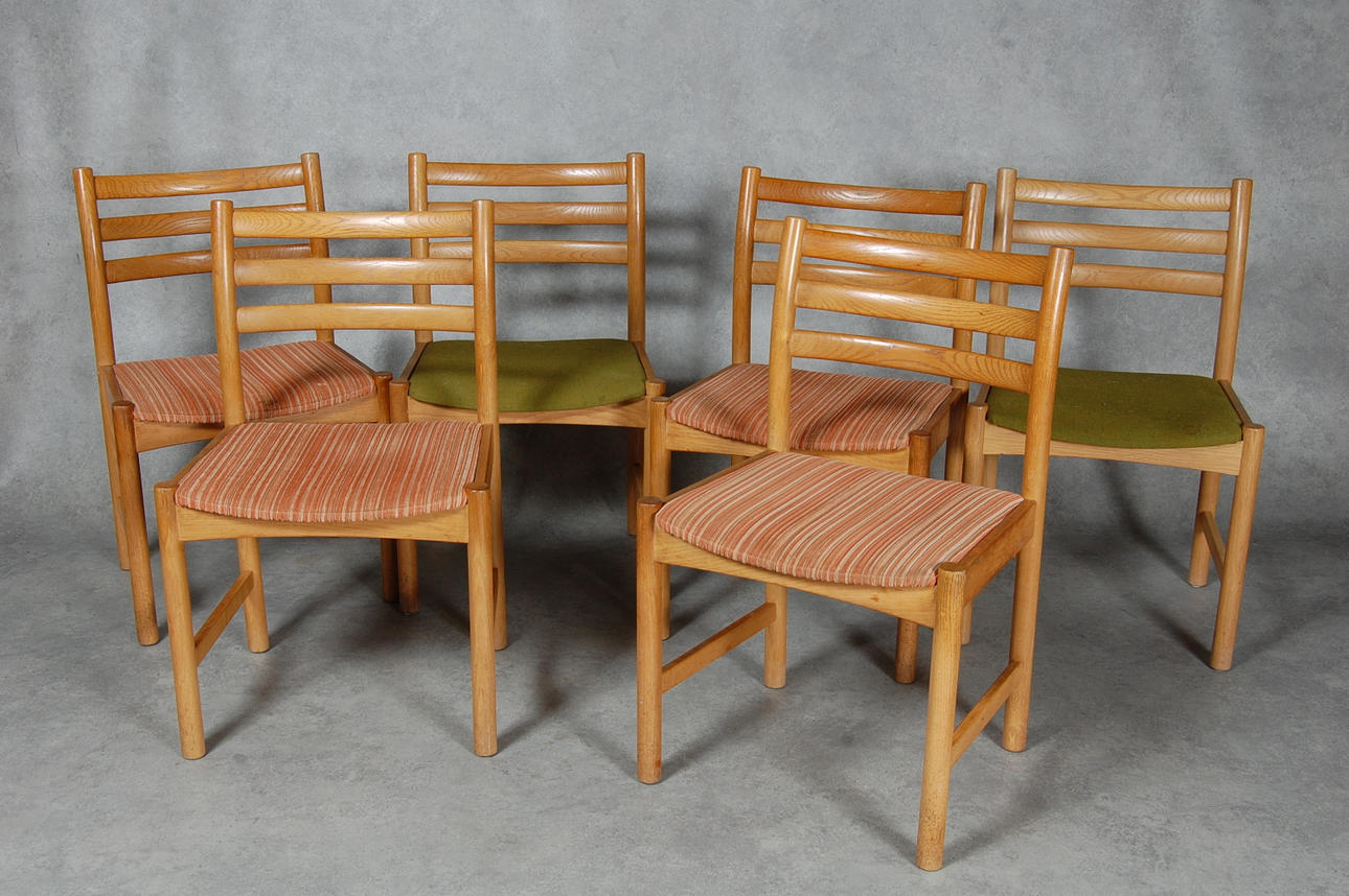 BÖRGE MOGENSEN. STOLAR, 6 st.